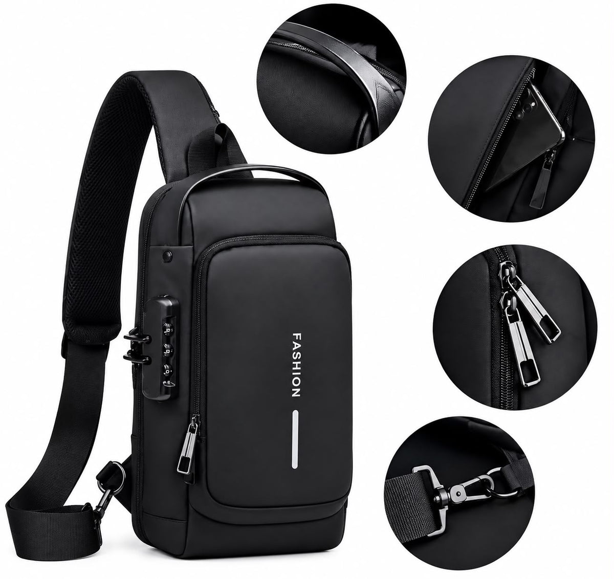 SecureLock Travel BackPack, Stylish & Theft Proof